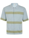PAUL SMITH PAUL SMITH MENS KNITTED SS SHIRT CLOTHING