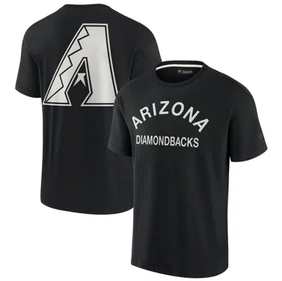 Fanatics Signature Men's And Women's  Black Arizona Diamondbacks Super Soft Short Sleeve T-shirt