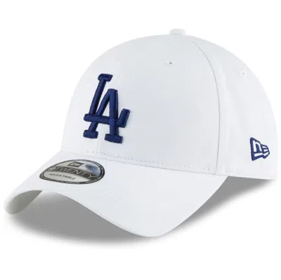New Era White Los Angeles Dodgers Fashion Core Classic 9twenty Adjustable Hat In Blue/white