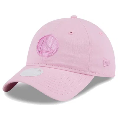 New Era Pink Golden State Warriors Colourpack Tonal 9twenty Adjustable Hat
