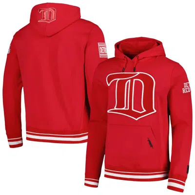 Pro Standard Red Detroit Red Wings Retro Classic Fleece Pullover Hoodie