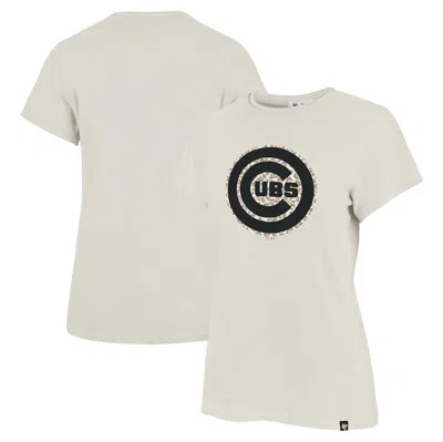 47 ' Oatmeal Chicago Cubs Imprint Frankie T-shirt
