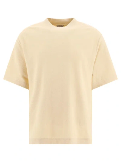 Burberry Equestrian Print Terry Crew-neck T-shirt In Beige
