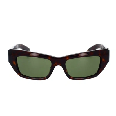 Gucci Eyewear Sunglasses In 004 Havana Havana Green