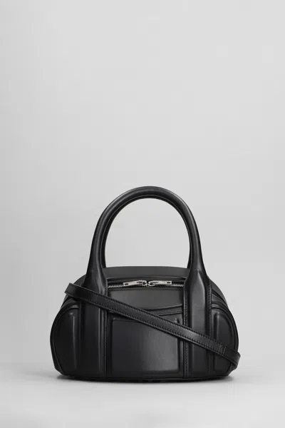 Alexander Wang Roc Hand Bag In Black Leather