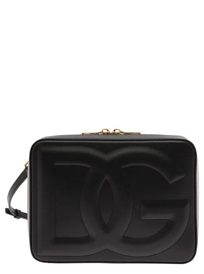 Dolce & Gabbana Borsaspalla-tracolla Vitello L Nero In Black