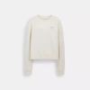 Coach Outlet Garment Dye Crewneck In White