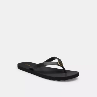 Coach Outlet Zayn Flip Flop In Black