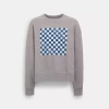 COACH OUTLET CHECKERBOARD CREWNECK SWEATSHIRT