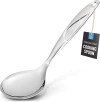 Zulay Kitchen Solid One-piece Cooking Spoon With Comfortable Handle In Silver
