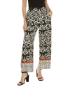 Gracia Wide Leg Pajama Pant In Black