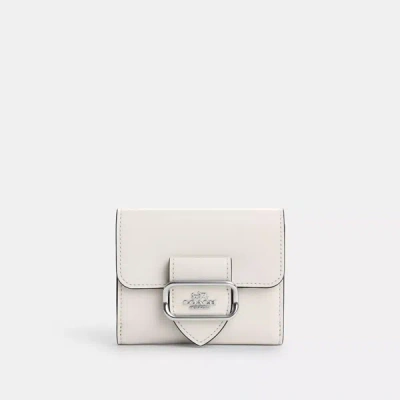 Coach Outlet Small Morgan Wallet In Silver/chalk