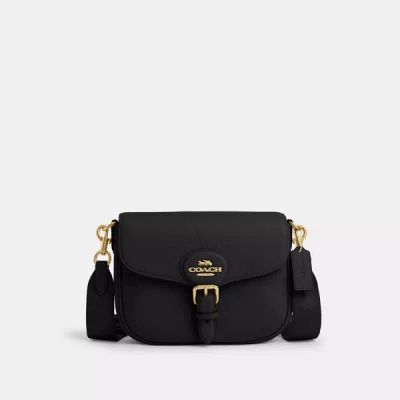 Coach Outlet Amelia Small Saddle Bag In Black