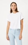 Mavi Basic Short Sleeve Crew Tee In White In White