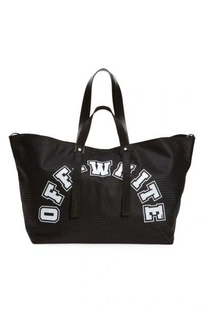 Off-white Day Off Mesh Tote Bag In Black