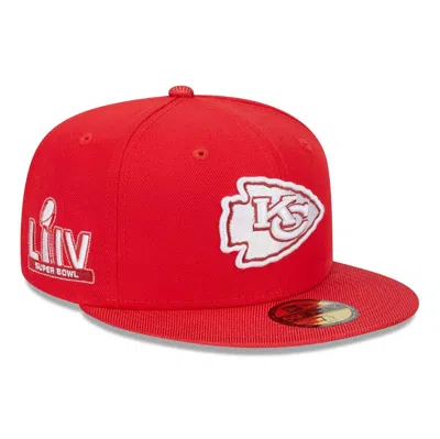 New Era Red Kansas City Chiefs Active Ballistic 59fifty Fitted Hat