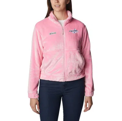 Columbia Pink Washington Capitals Fire Side Full-zip Jacket