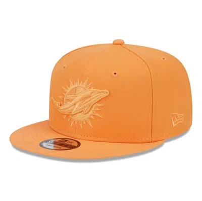 New Era Orange Miami Dolphins Color Pack 9fifty Snapback Hat