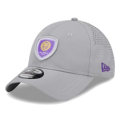 New Era Grey Orlando City Sc Active 9twenty Adjustable Hat