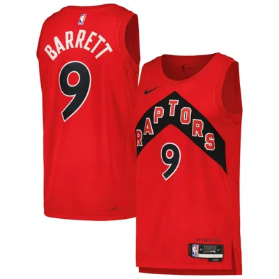 Nike Unisex  Rj Barrett Red Toronto Raptors Swingman Jersey