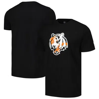 New Era Black Cincinnati Bengals Camo Logo T-shirt
