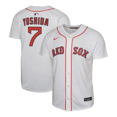 Nike Kids' Youth  Masataka Yoshida White Boston Red Sox Home Replica Player Jersey