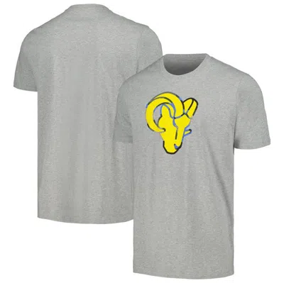 New Era Grey Los Angeles Rams Camo Logo T-shirt