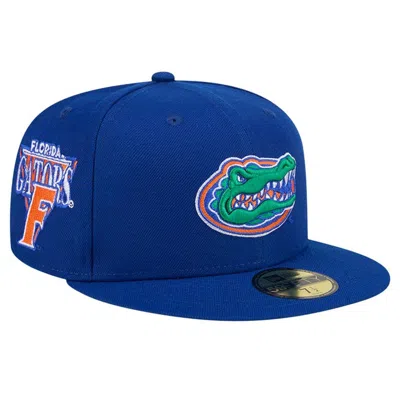 New Era Royal  Florida Gators Throwback 59fifty Fitted Hat