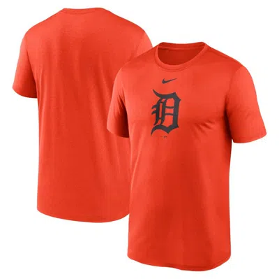 Nike Orange Detroit Tigers Legend Fuse Large Logo Performance T-shirt