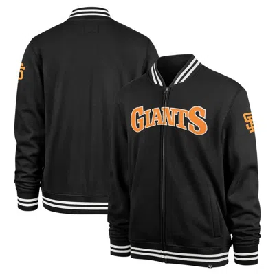 47 ' Black San Francisco Giants Wax Pack Pro Camden Full-zip Track Jacket