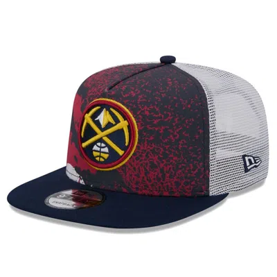 New Era Navy Denver Nuggets Court Sport Speckle 9fifty Snapback Hat