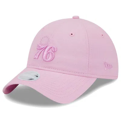 New Era Pink Philadelphia 76ers Colourpack Tonal 9twenty Adjustable Hat