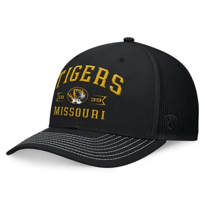 Top Of The World Black Missouri Tigers Carson Trucker Adjustable Hat