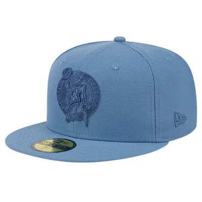 New Era Blue Boston Celtics Color Pack Faded Tonal 59fifty Fitted Hat
