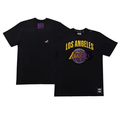 Two Hype Men's And Women's Nba X  Black Los Angeles Lakers Culture & Hoops T-shirt