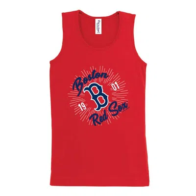 Soft As A Grape Kids' Girls Youth  Red Boston Red Sox Tank Top