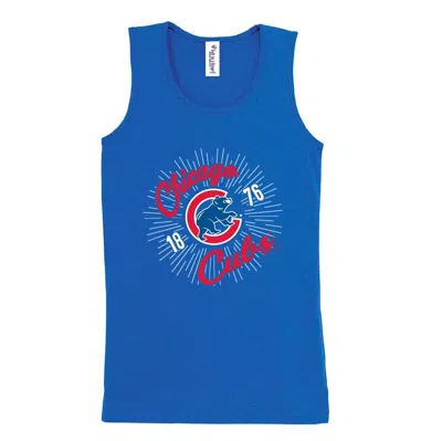 Soft As A Grape Kids' Girls Youth  Royal Chicago Cubs Tank Top