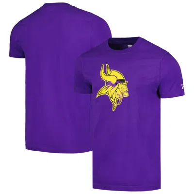 New Era Purple Minnesota Vikings Camo Logo T-shirt