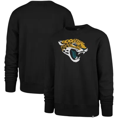 47 ' Black Jacksonville Jaguars Imprint Headline Logo Pullover Sweatshirt