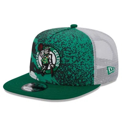 New Era Kelly Green Boston Celtics Court Sport Speckle 9fifty Snapback Hat