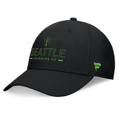 Fanatics Branded Black Seattle Sounders Fc Stealth Flex Hat