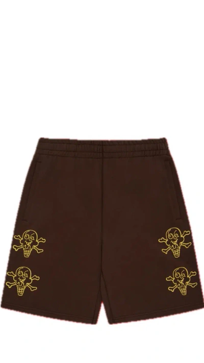 Icecream Brown Cones & Bones Shorts