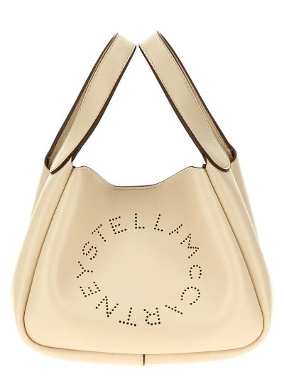 Stella Mccartney Logo Hand Bags In White