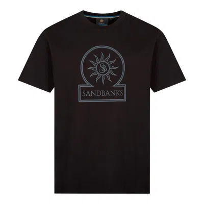 Sandbanks Large Logo T-shirt In Black