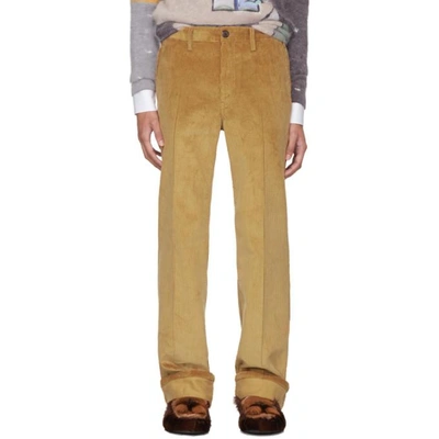 Prada Corduroy Flared Trousers