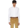 Prada Party Studded Long-sleeve Shirt In White