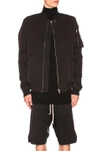 RICK OWENS Raglan Bomber Jacket,RU17F8792 MU