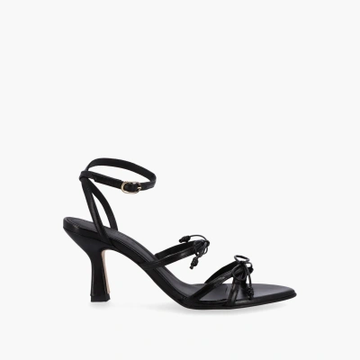 Alohas Malia Leather Strappy Bow Heel In Black, Women's At Urban Outfitters