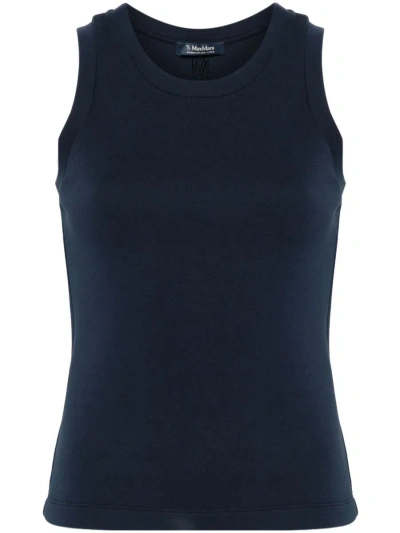 's Max Mara Cotton Tank Top In Blue