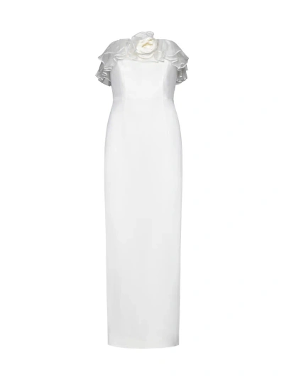 Alessandra Rich Dress In White